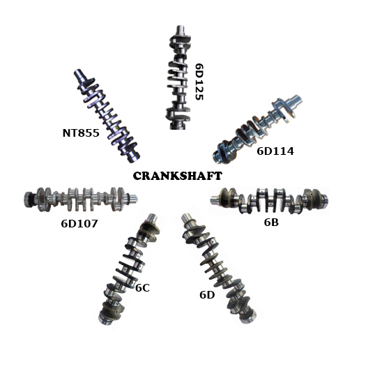 Diesel Engine Spare Parts NT855 3608833 3000140 3024923 Crankshaft for NT855